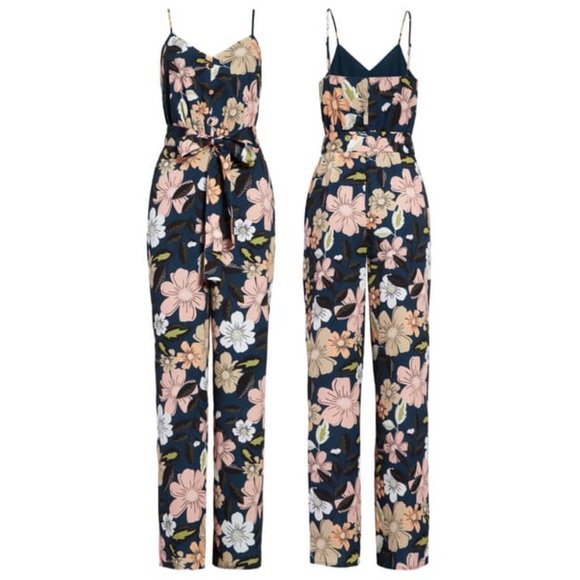 Chelsea28 Floral Wide Leg Jumpsuit NWT - Picture 5 of 6